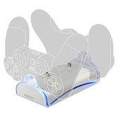 Base de charge pour 2 manettes PS4 Blanc