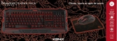 Drakkar Raider Pack 3 en 1 clavier + Souris + Tapis + Antivirus - pc