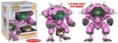 Overwatch - pop vinyl 177 meka 15cm et d.va 4cm