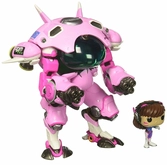 Overwatch - pop vinyl 177 meka 15cm et d.va 4cm