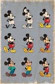 Disney - poster 61x91 - mickey mouse evolution