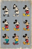 Disney - poster 61x91 - mickey mouse evolution