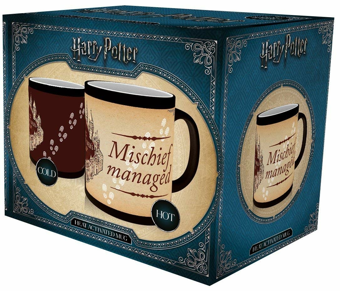 TD® Mug ThermoRéactif Harry Potter/ Carte du Maraudeur Unique/ Changem –