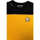 Star trek - t-shirt next generation yellow uniform (s)