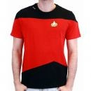 Star trek - t-shirt next generation red uniform (xxl)