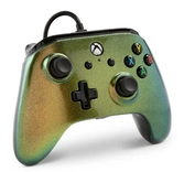 Manette Filaire Power A 2 palettes Verte - Xbox One - PC