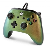 Manette Filaire Power A 2 palettes Verte - Xbox One - PC