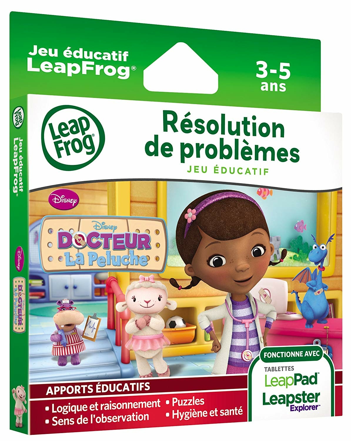 Jeu LeapPad : Docteur la Peluche - Résolution de problèmes 3-5 ans