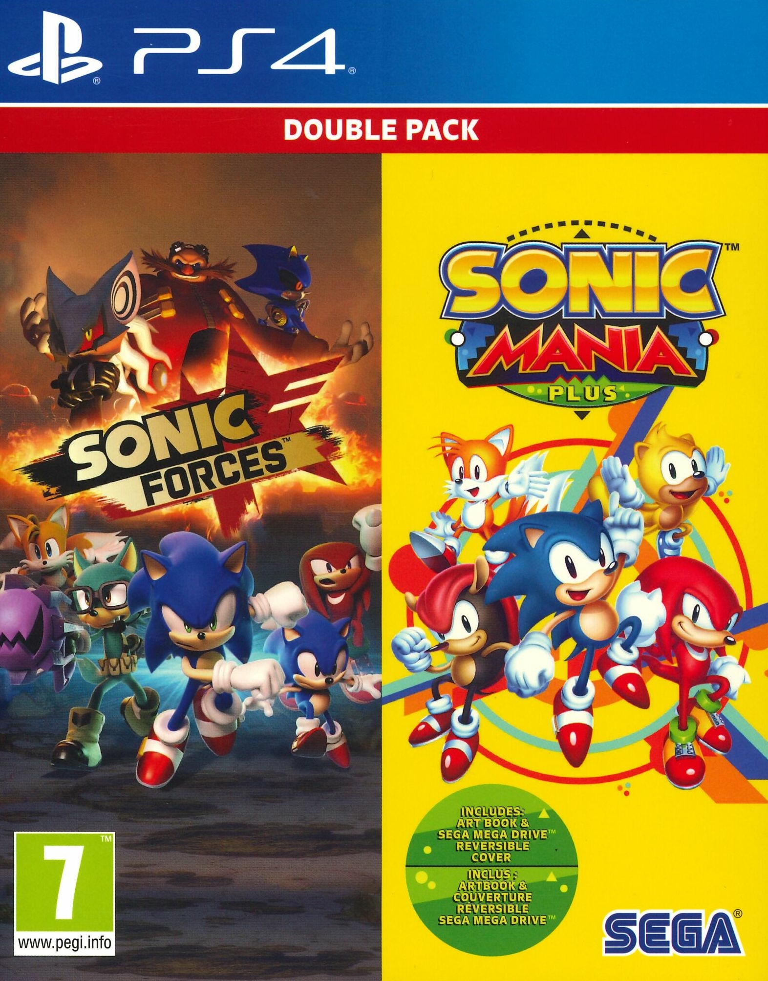 Sonic double pack (sonic forces + sonic mania plus) - PS4
