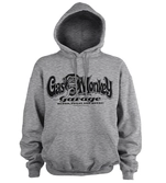 Gas monkey - sweat hoodie - logo - grey (s)