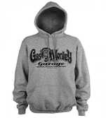 Gas monkey - sweat hoodie - logo - grey (s)