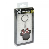 Disney - metal keychain - minnie bow