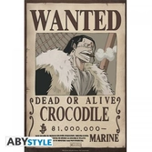 One piece - poster wanted crocodile (52x35)