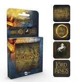 Lord of the rings - pack de 4 dessous de verre - mix