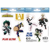 My hero academia - stickers - 16x11cm/ 2 planches - ua high school