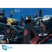 Naruto shippuden - poster akatsuki roulé filmé (98x68)