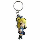 Fairy tail - porte-cles pvc - lucy