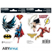 DC Comics - stickers - 16x11cm / 2 planches - Justice League