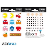 Pac-man - stickers - 16x11cm / 2 planches - labyrinthe