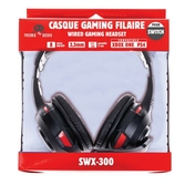 Casque double noir + micro Switch - PS4 - Xbox One