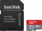 Carte Mémoire microSDXC SanDisk Ultra 64GB + Adaptateur SD