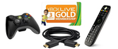 Manette sans fil + télécommande + Xbox Live 3 mois - XBOX 360