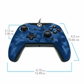 Manette PDP Deluxe filaire Bleu Camo - Xbox One