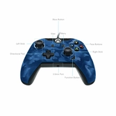 Manette PDP Deluxe filaire Bleu Camo - Xbox One