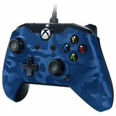 Manette PDP Deluxe filaire Bleu Camo - Xbox One