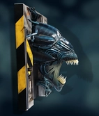 Aliens - alien queen life-size wall sculpture '51 x 81 x 94cm'