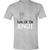 Disney - t-shirt - le roi lion : king of the jungle (l)