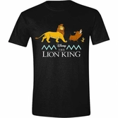 Disney - t-shirt - le roi lion : logo and characters (s)