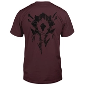 World of warcraft- t-shirt horde bones crest (s)