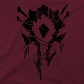 World of warcraft- t-shirt horde bones crest (s)