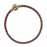 Bracelet fantaisie cuir marron : Les Animaux fantastiques - 20 cm