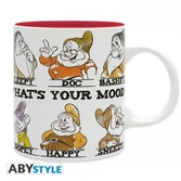 Disney - mug - 320 ml - bn 6 nains et grincheux - boîte x2