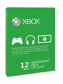 Abonnement Xbox Live Gold 12 mois