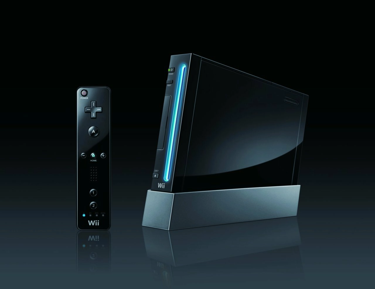 Console Wii noire + Wii Sports et Sports Resort WII