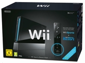 Console Wii noire + Wii Sports et Sports Resort - WII