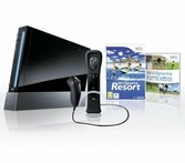 Console Wii noire + Wii Sports et Sports Resort - WII