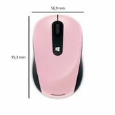 Souris laser sans fil : Microsoft Sculpt Mobile Mouse - Rose