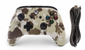 Manette filaire nouvelle version avec 2 palettes xbox one et pc (windows 10) (camouflage beige) licence officielle