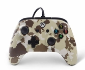 Manette filaire nouvelle version avec 2 palettes xbox one et pc (windows 10) (camouflage beige) licence officielle