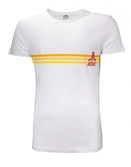 Atari- tshirt- striped logo- homme - taille m