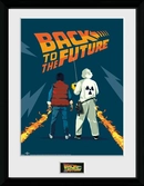 Back to the future - collector print 30x40 - doc and marty