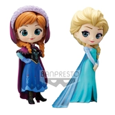 Disney - q posket duo pack - anna & elsa - 14cm