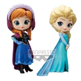 Disney - q posket duo pack - anna & elsa - 14cm