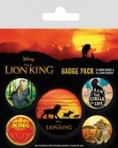 Disney - pack 5 badges - lion king