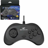 Manette Filaire USB 8 boutons : SEGA Saturn - Noire