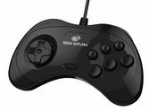 Manette Filaire USB 8 boutons : SEGA Saturn - Noire